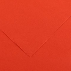 Canson Guarro Pack de 50 Cartes A4 Iris de 185g - 21x29,7cm - Couleur Tomate