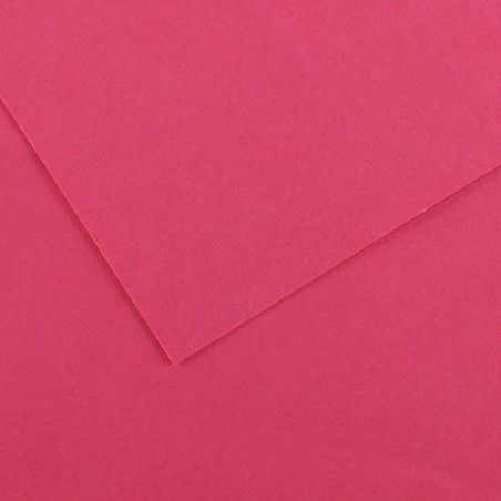 Canson Guarro Pack de 50 Cartes A4 Iris de 185g - 21x29,7cm - Couleur Fuchsia