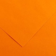 Canson Guarro Pack de 50 Cartes A4 Iris de 185g - 21x29,7cm - Couleur Tangerine