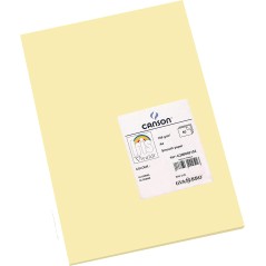 ✅ Canson Guarro Pack de 50 Cartes A4 Iris de 185g - 21x29,7cm - Couleur Crème couleur Amarillo Pastel en stock