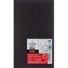 ✅ Canson Sketch One Fine Carnet de Dessin avec 98 Feuilles - 14x21,6cm - 100g - Couleur Blanc couleur Blanc en stock