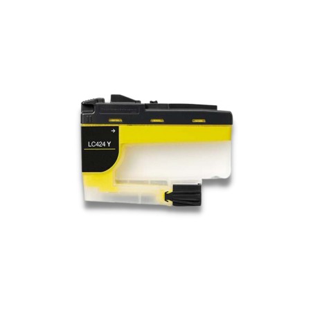 ✅ Cartouche compatible BROTHER LC424Y jaune couleur jaune en stock