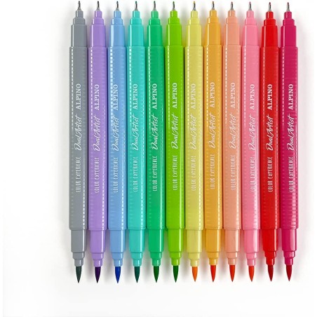 Lot de 12 feutres Alpino Dual Artist