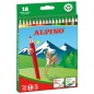 Alpino Lot de 18 crayons de couleur Alpino Lot de 18 crayons de couleur