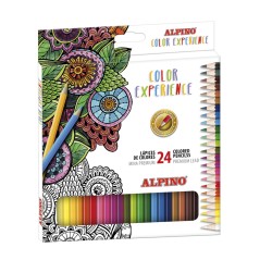 ✅ Lot de 24 Crayons Alpino Premium couleur Surtido en stock