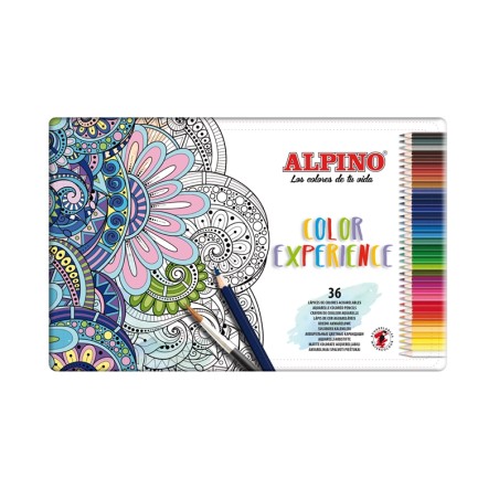 ✅ Lot de 36 Crayons Alpino 3,3mm couleur Surtido en stock