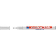 ✅ Edding 780 Marqueur Permanent Encre Opaque - Pointe Bullet - Ligne 0,8 mm - Embouts de Rechange Disponibles - en stock