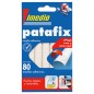 Imedio Patafix Mastic Adhésif Blanc - Solide, Propre et Amovible - 80 Pièces
