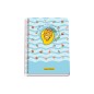 Dohe Kakao Friends Summer Holiday Cahier à Spirale Couverture Rigide - Format A5 de 80 Feuilles 90gr - Feuilles avec Grille de Dohe Kakao Friends Summer Holiday Cahier à Spirale Couverture Rigide - Format A5 de 80 Feuilles 90gr - Feuilles avec Grille de