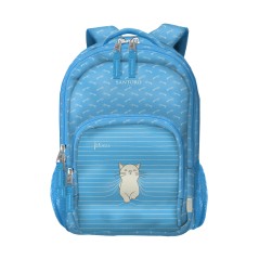 ✅ Dohe Santoro Felines Petit Sac à Dos Scolaire - 3 Compartiments - Poches Latérales - Bretelles Rembourrées en stock