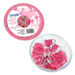 ✅ Dohe UFO Combo Pack d'accessoires de bureau - 12 pinces à épiler de 15 mm, 5 pinces à épiler de 19 mm, 50 en stock