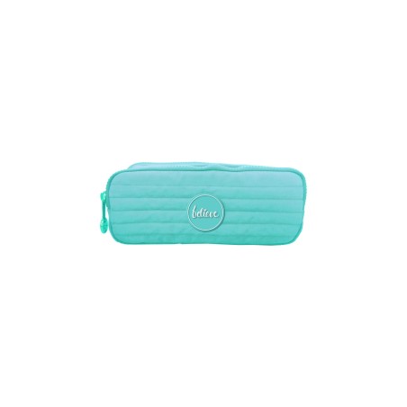 ✅ Dohe Pastel Series Trousse Double - Fermeture Éclair - Couleur Vert Pastel couleur Verde Pastel en stock
