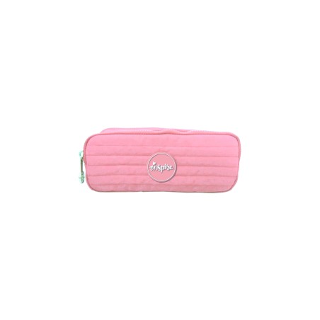 ✅ Dohe Pastel Series Trousse Double - Fermeture Éclair - Couleur Rose Pastel couleur Rosa Pastel en stock
