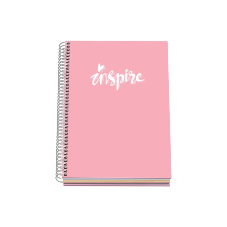 ✅ Dohe Pastel Series Cahier à Spirale - Format A5 de 100 Feuilles 90gr - Feuilles Microperforées à 2 Trous - en stock