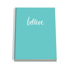 ✅ Dohe Pastel Series Cahier à Spirale - Format A4 de 100 Feuilles 90gr - Feuilles Microperforées à 4 Trous - en stock