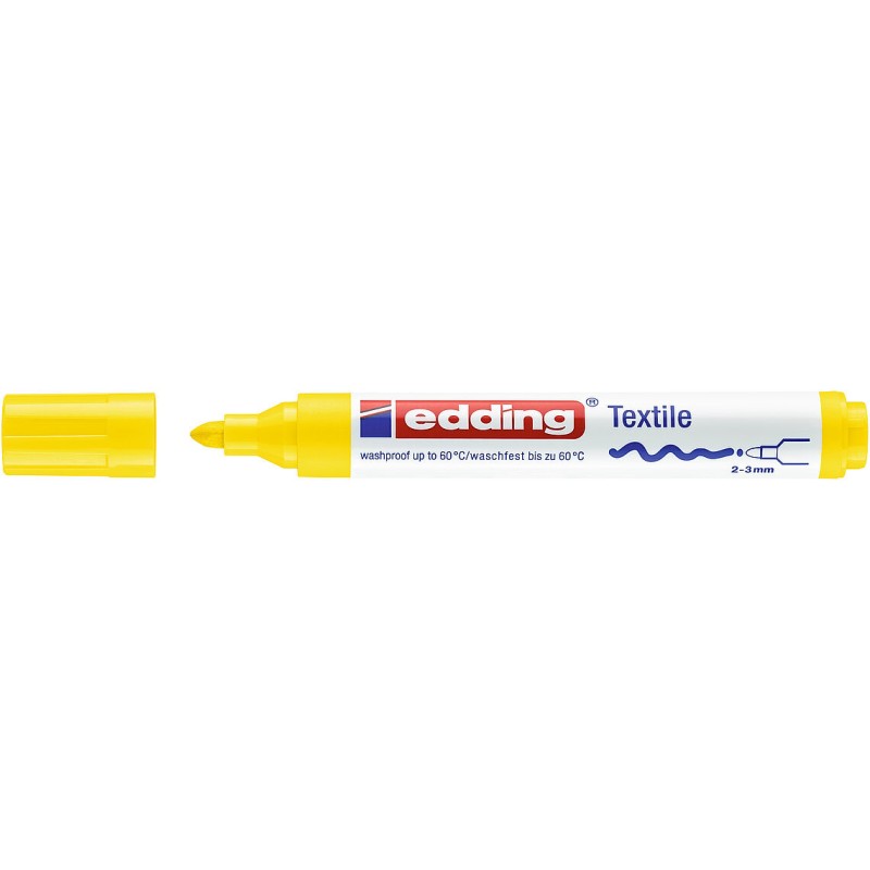 Edding 4500 - Marqueur Textile Jaune