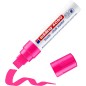 Edding 4090 Marqueur Craie Liquide - Pointe Biseautée - Trait Entre 4 et 15mm - Odeur Neutre - Couleur Rose Fluo