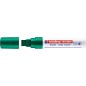 Edding 4090 Marqueur craie liquide - Pointe biseautée - Trait entre 4 et 15 mm - Odeur neutre - Couleur verte