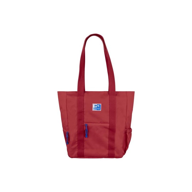 Sac à main Oxford Tote B-Trendy - Poches avant et latérales - Compartiment pour ordinateur portable/tablette - Fermeture à
