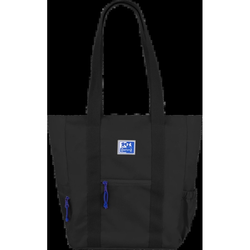 Sac à main Oxford Tote B-Trendy - Poches avant et latérales - Compartiment pour ordinateur portable/tablette - Fermeture zippée