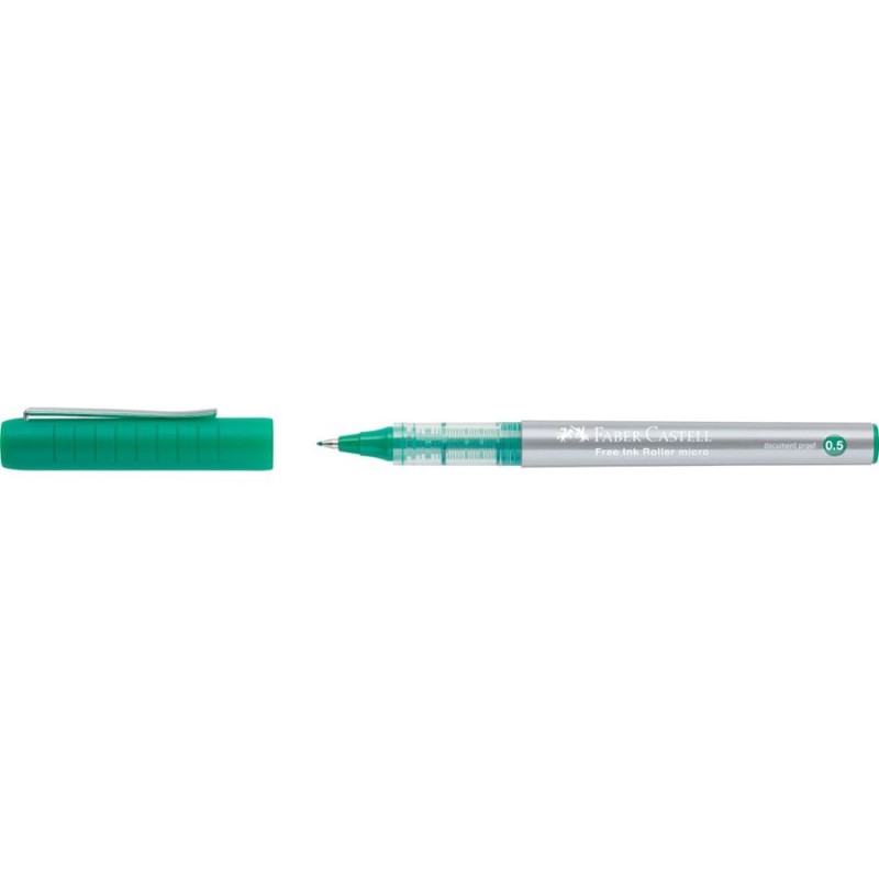 Roller encre liquide 0,5 mm vert Faber-Castell