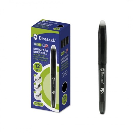 Boîte stylos effaçables noirs Bismark