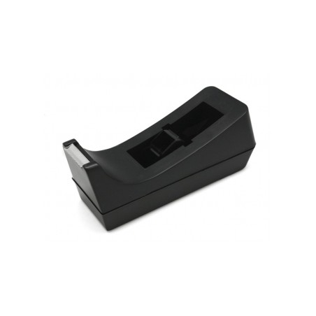 ✅ Bismark Porte-rouleau de bureau pour rubans adhésifs jusqu'à 33 m - Lame en acier - Couleur noire couleur No en stock