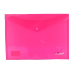 ✅ Enveloppe Ingraf avec fermeture à fermoir - Polypropylène - Format A4 - Couleur rose couleur Rosa en stock