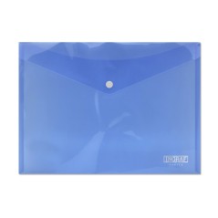 ✅ Enveloppe Ingraf avec fermeture à pression - Polypropylène - Format A4 - Couleur bleue couleur bleu en stock