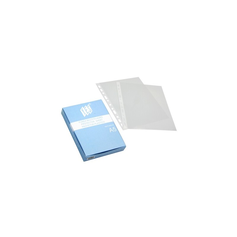 Bismark Boite de 100 Pochettes Granulées Multi-trous - Format A5