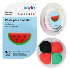 ✅ Dohe Cute Fruit Collection Pâte à Modeler Pastèque - Léger et Flexible - Convient aux Enfants de 3 à 5 An en stock
