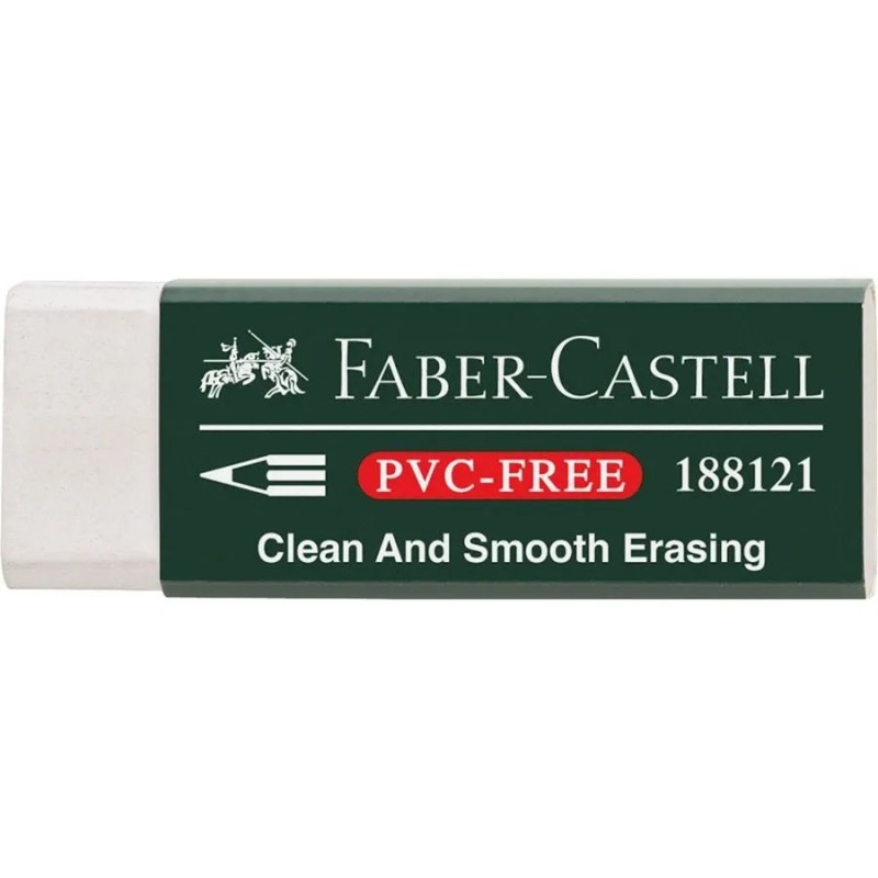 Gomme plastique blanche sans PVC Faber-Castell 7081 N