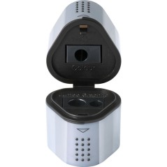 ✅ Faber-Castell Trio Grip 2001 Taille-Crayon 3 en 1 - Pour Taille Standard et Jumbo - 2 Dépôts Indépendants - en stock