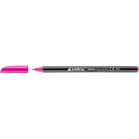 ✅ Edding 1200 - Feutre Rose fluo couleur Rosa en stock