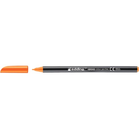 ✅ Edding 1200 - Feutre - Orange Fluo couleur orange en stock