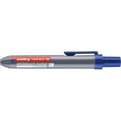 Edding Retract 12 - Marqueur Tableau Bleu