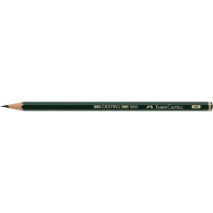 Crayon graphite HB Faber-Castell 9000 - Vert - Mine incassable