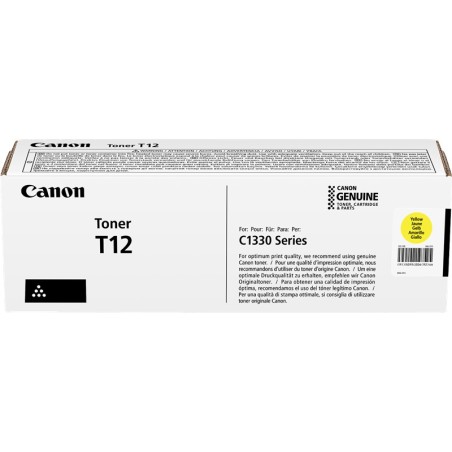 ✅ Canon Toner T12 y Jaune (5095C006) couleur jaune en stock