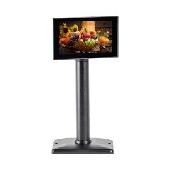 afficheur client écran sur pied