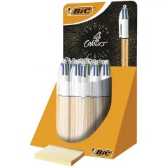 présentoir stylos BIC 4 couleurs