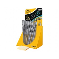 ✅ Bic Présentoir de 24 Marqueurs Permanents couleur Plusieurs couleurs en stock