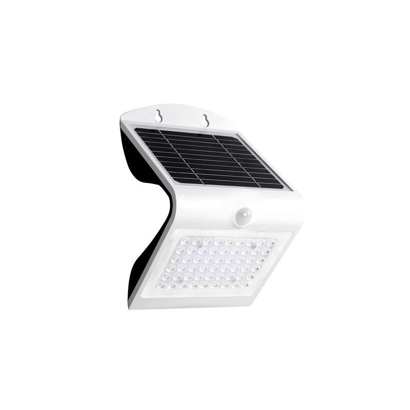 Elbat Applique LED Solaire - 4W - 500lm - Double Eclairage - Couleur Blanc