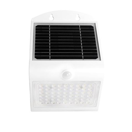 Elbat Applique LED Solaire - 4W - 500lm - Double Eclairage - Couleur Blanc