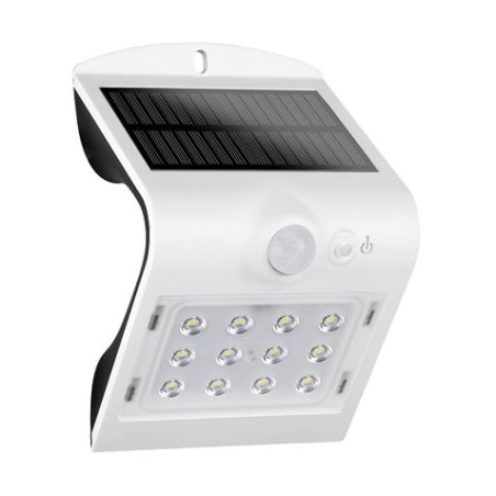 ✅ Elbat Applique LED Solaire - 1.5W - 220lm - Double Eclairage - Blanc couleur Plusieurs couleurs en stock