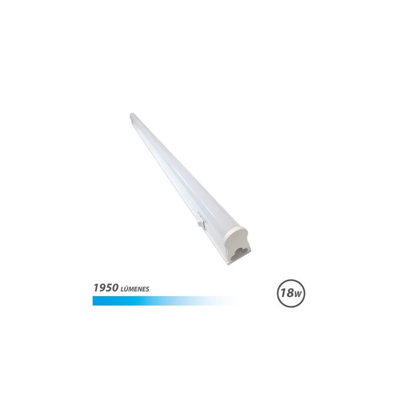 Elbat Tube LED T5 18W 1950lm 120cm Lumière Froide avec Interrupteur