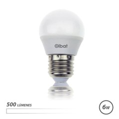✅ Ampoule Elbat LED G45 - 6W - 500lm - E27 - Lumière Blanche couleur Plusieurs couleurs en stock
