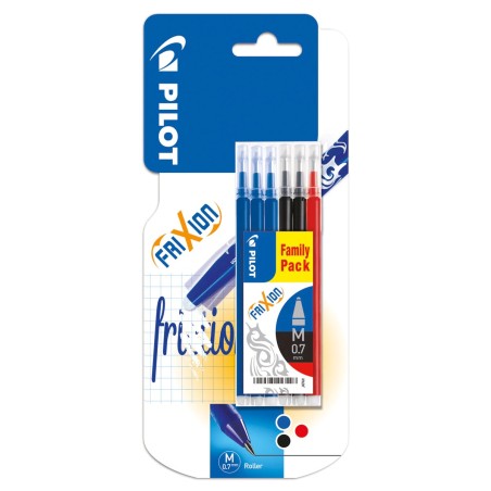 Pack stylos Pilot Frixion multicolores