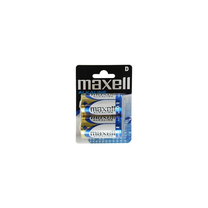 Maxell Lot de 2 piles alcalines LR20 D