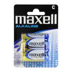 ✅ Maxell Lot de 2 piles alcalines LR14 C couleur Plusieurs couleurs en stock