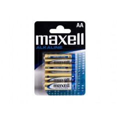 ✅ Maxell Pack de 4 Piles Alcalines LR06 AA 1.5V couleur Plusieurs couleurs en stock